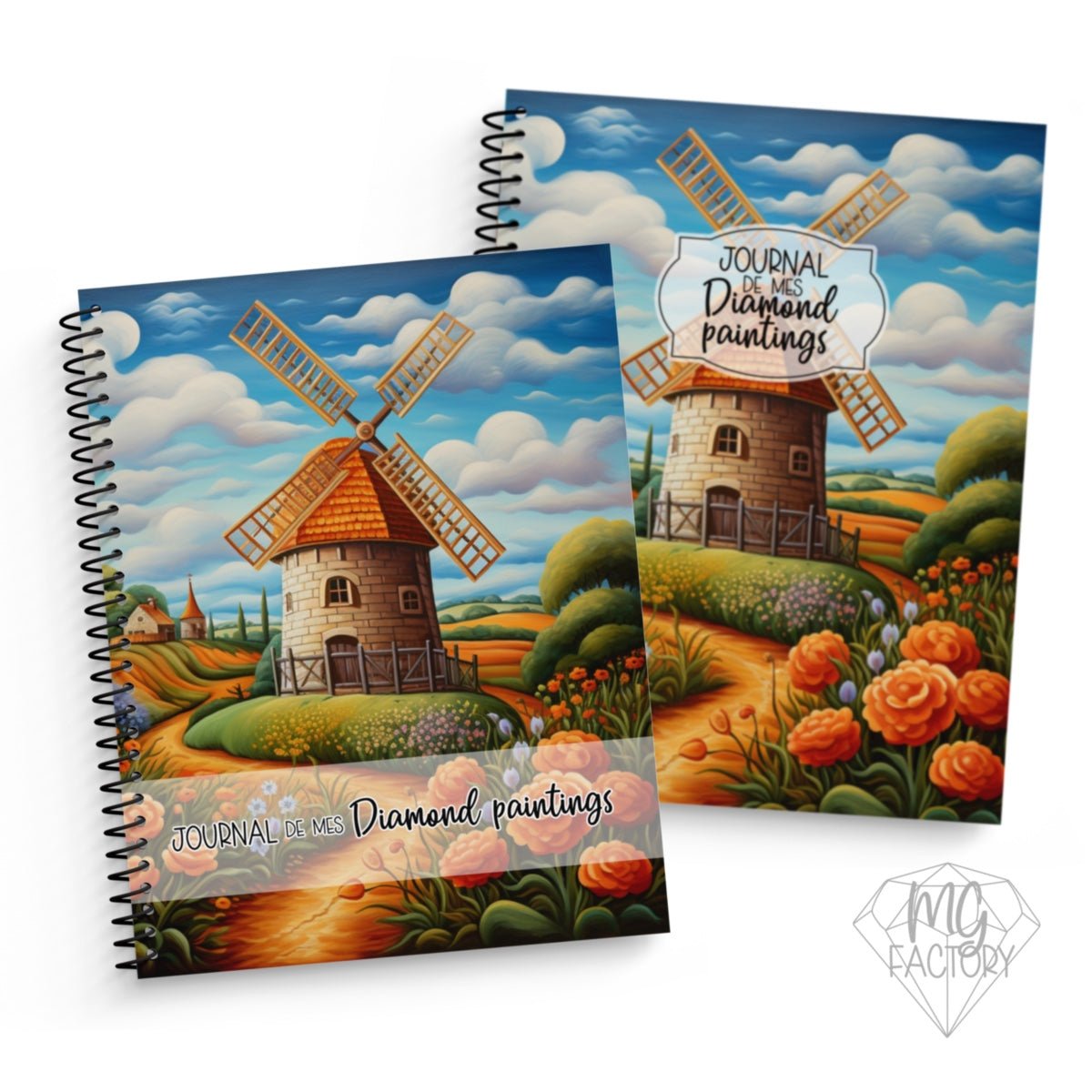 Journal de diamond painting - Le moulin - MG Factory