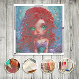 Toile Diamond Painting - Beauté sous-marine 75x75cm - MG Factory