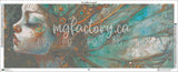 Toile Diamond Painting -La fée émeraude 150x60cm - MG Factory