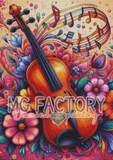 Toile Diamond Painting - Le chant du violon 60x85cm - MG Factory