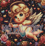 Toile Diamond Painting - Les ailes de Cupidon 65x65cm - MG Factory