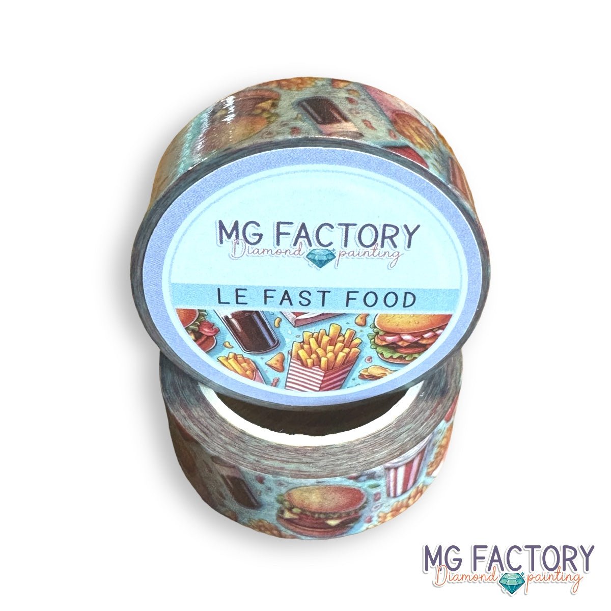 Washi tape pour diamond painting - Le fast food - MG Factory