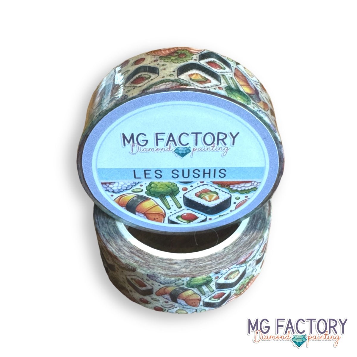 Washi tape pour diamond painting - Les sushis - MG Factory