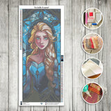 Toile Diamond Painting - La dame des glaces 40x90cm - MG Factory