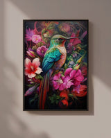 Toile Diamond Painting - La danse du colibri 50x70cm - MG Factory