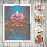 Toile Diamond Painting - Le lotus 60x80cm - MG Factory