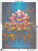 Toile Diamond Painting - Le lotus 60x80cm - MG Factory