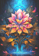 Toile Diamond Painting - Le lotus 60x80cm - MG Factory