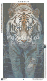 Toile Diamond Painting - Majesté glaciale 55x95cm - MG Factory